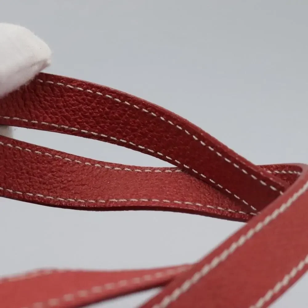 Gucci Bamboo Suede Leather Backpack Red